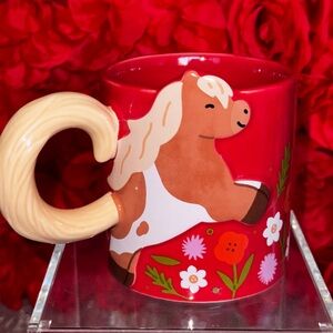 NWT❣️Starbucks 2026 Year Of The Horse Red Ceramic Mug, 12oz with Matching G.card
